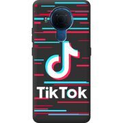 Черный чехол BoxFace Nokia 5.4 Tik Tok