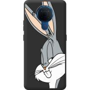 Черный чехол BoxFace Nokia 5.4 Lucky Rabbit