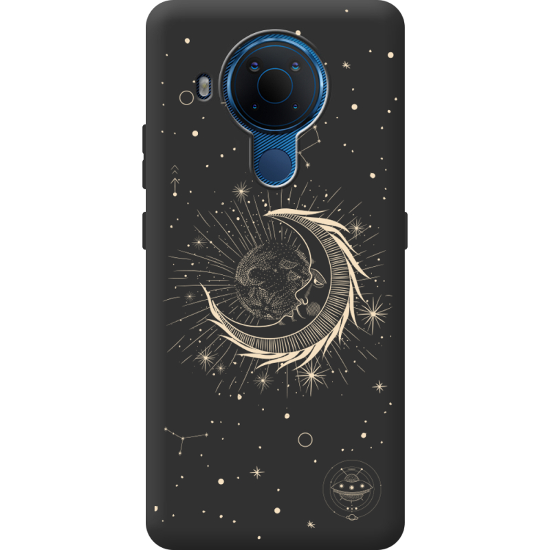 Черный чехол BoxFace Nokia 5.4 Moon