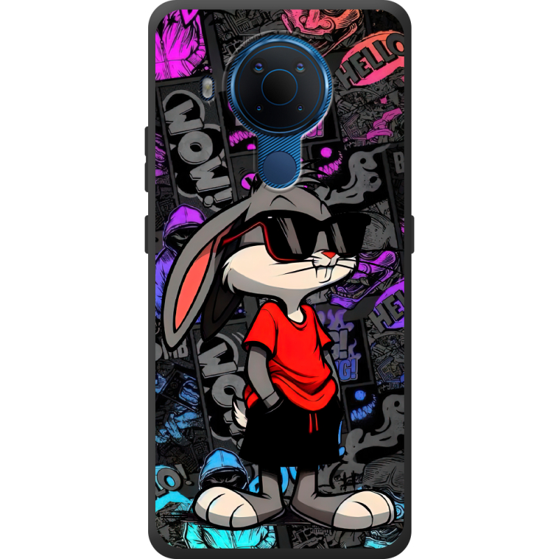 Черный чехол BoxFace Nokia 5.4 Малий вухань