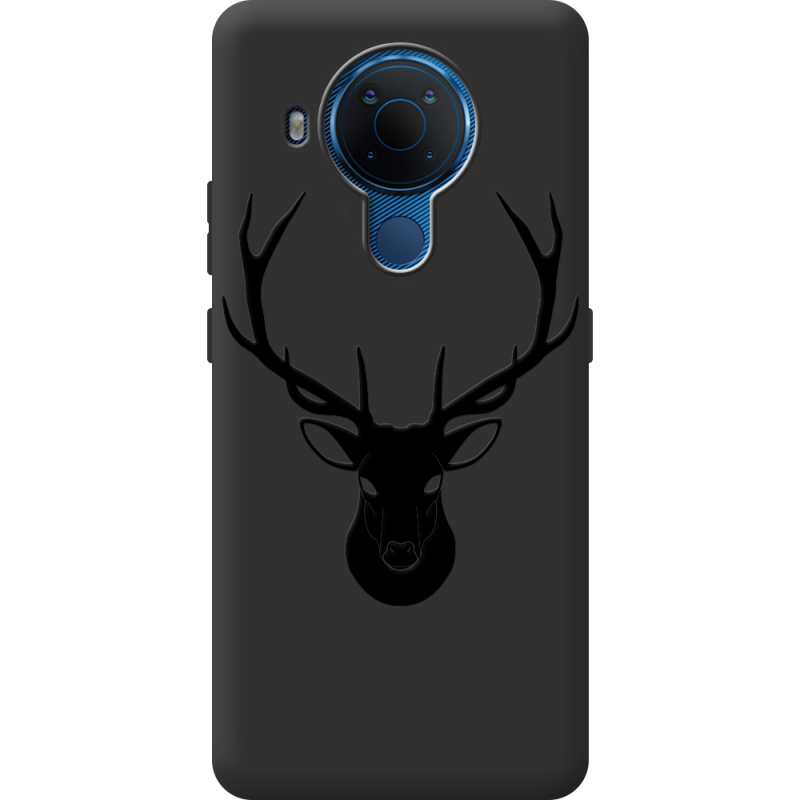 Черный чехол BoxFace Nokia 5.4 Deer