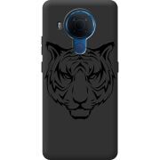 Черный чехол BoxFace Nokia 5.4 Tiger