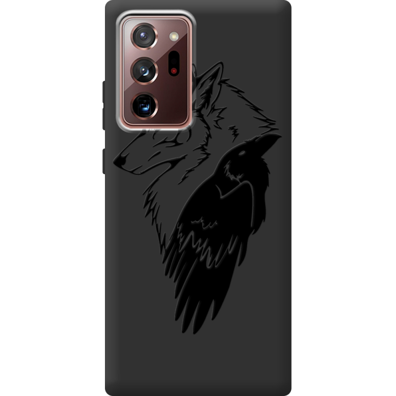 Черный чехол Uprint Samsung N985 Galaxy Note 20 Ultra Wolf and Raven