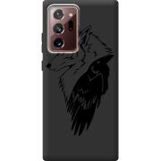 Черный чехол Uprint Samsung N985 Galaxy Note 20 Ultra Wolf and Raven