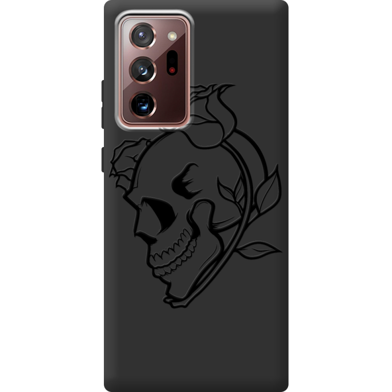 Черный чехол Uprint Samsung N985 Galaxy Note 20 Ultra Skull and Roses