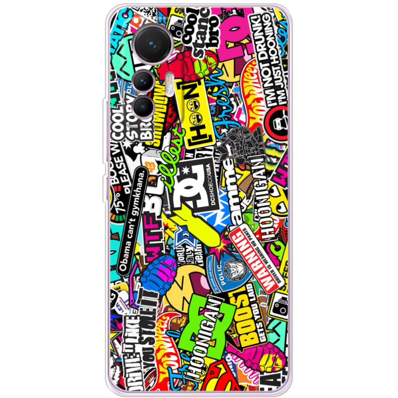 Чехол BoxFace Xiaomi 12 Lite Multicolored Inscriptions