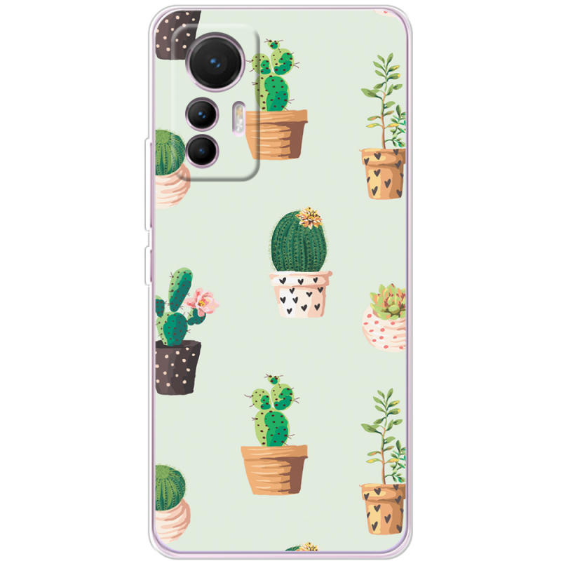 Чехол BoxFace Xiaomi 12 Lite L-green Cacti