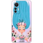 Прозрачный чехол BoxFace Xiaomi 12 Lite Blue Hair