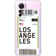 Прозрачный чехол BoxFace Xiaomi 12 Lite Ticket Los Angeles