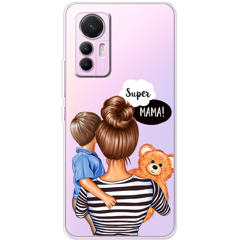 Прозрачный чехол BoxFace Xiaomi 12 Lite Super Mama and Son