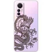 Прозрачный чехол BoxFace Xiaomi 12 Lite Chinese Dragon