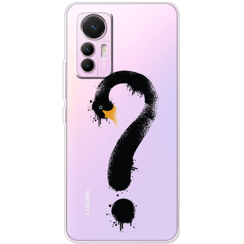 Прозрачный чехол BoxFace Xiaomi 12 Lite Swan question