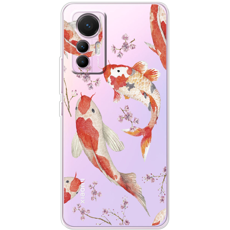 Прозрачный чехол BoxFace Xiaomi 12 Lite Japanese Koi Fish