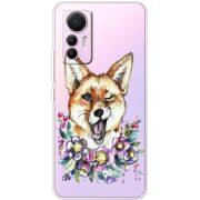 Прозрачный чехол BoxFace Xiaomi 12 Lite Winking Fox