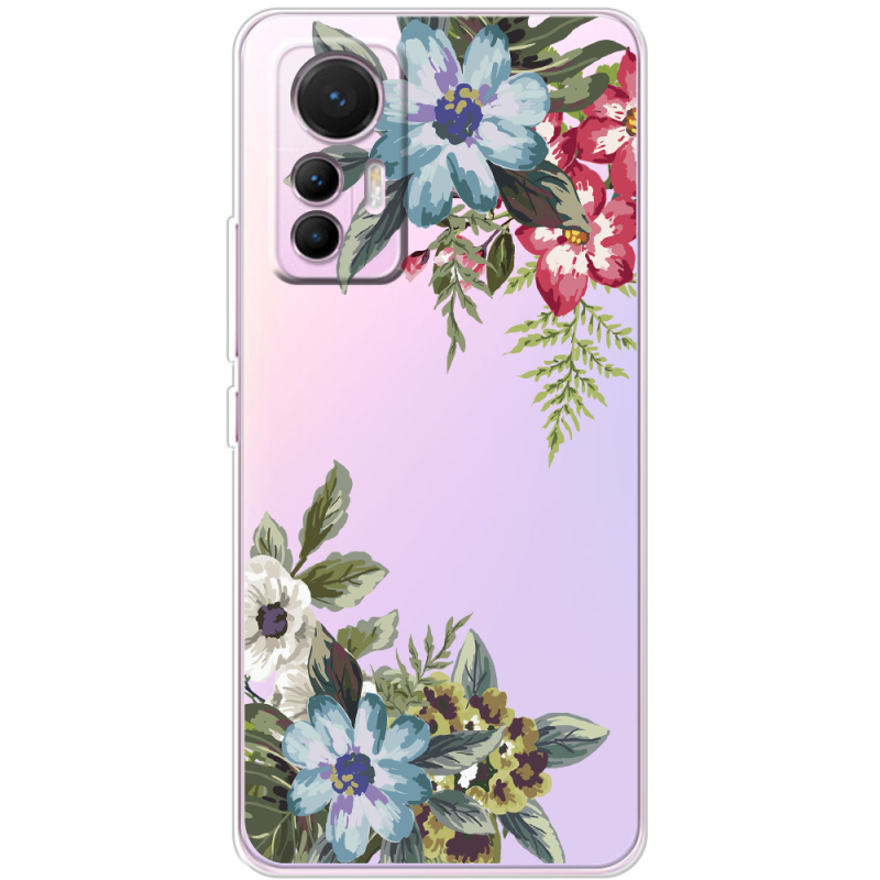 Прозрачный чехол BoxFace Xiaomi 12 Lite Floral