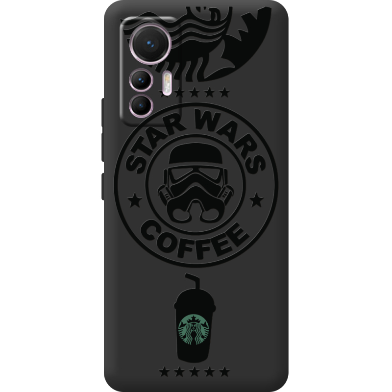 Черный чехол BoxFace Xiaomi 12 Lite Dark Coffee