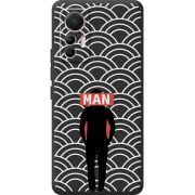 Черный чехол BoxFace Xiaomi 12 Lite Man Pattern