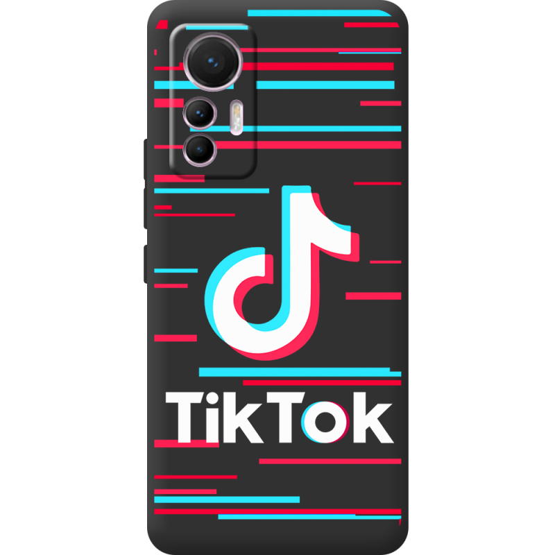 Черный чехол BoxFace Xiaomi 12 Lite Tik Tok