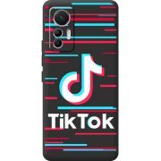 Черный чехол BoxFace Xiaomi 12 Lite Tik Tok