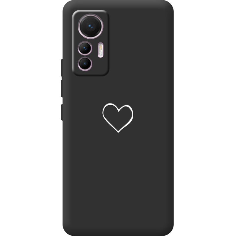 Черный чехол BoxFace Xiaomi 12 Lite My Heart