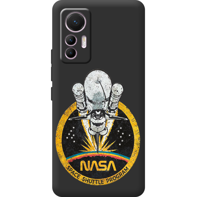 Черный чехол BoxFace Xiaomi 12 Lite NASA Spaceship