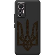 Черный чехол BoxFace Xiaomi 12 Lite Ukrainian Trident