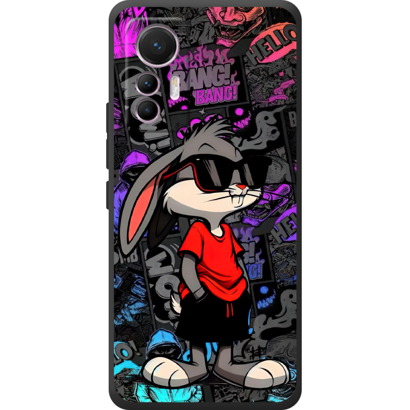 Черный чехол BoxFace Xiaomi 12 Lite Малий вухань