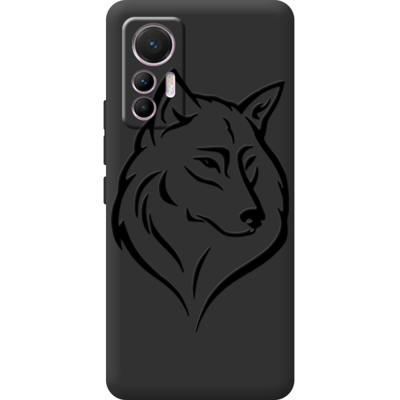 Черный чехол BoxFace Xiaomi 12 Lite Wolf