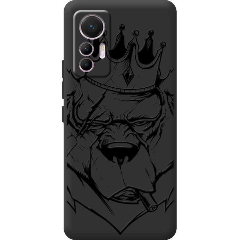 Черный чехол BoxFace Xiaomi 12 Lite Bear King