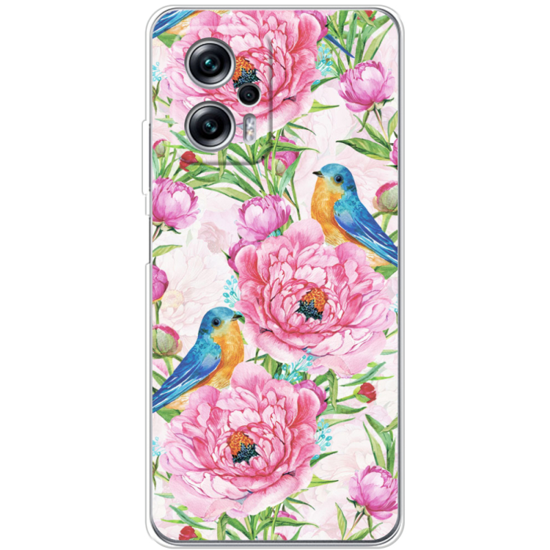 Чехол BoxFace Poco X4 GT Birds and Flowers