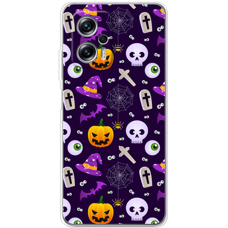 Чехол BoxFace Poco X4 GT Halloween Purple Mood