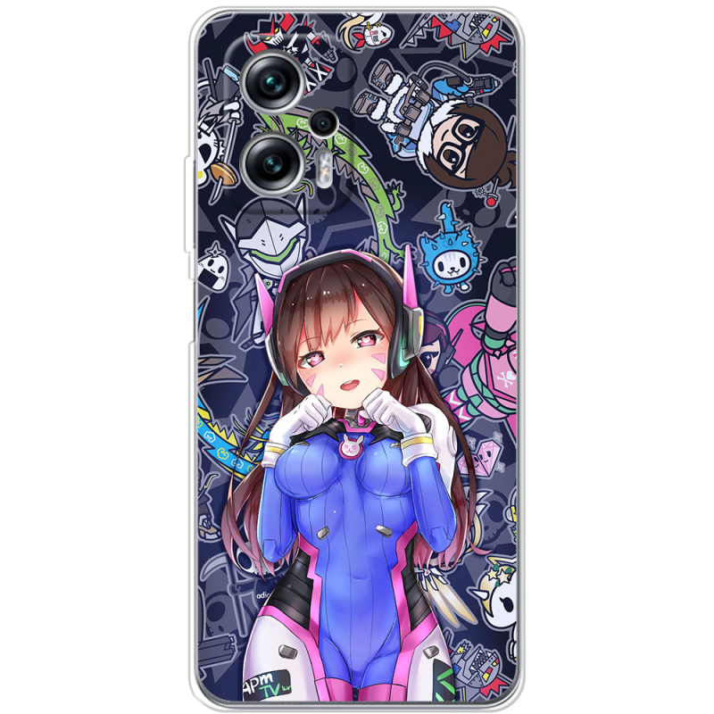 Чехол BoxFace Poco X4 GT Overwatch D.VA