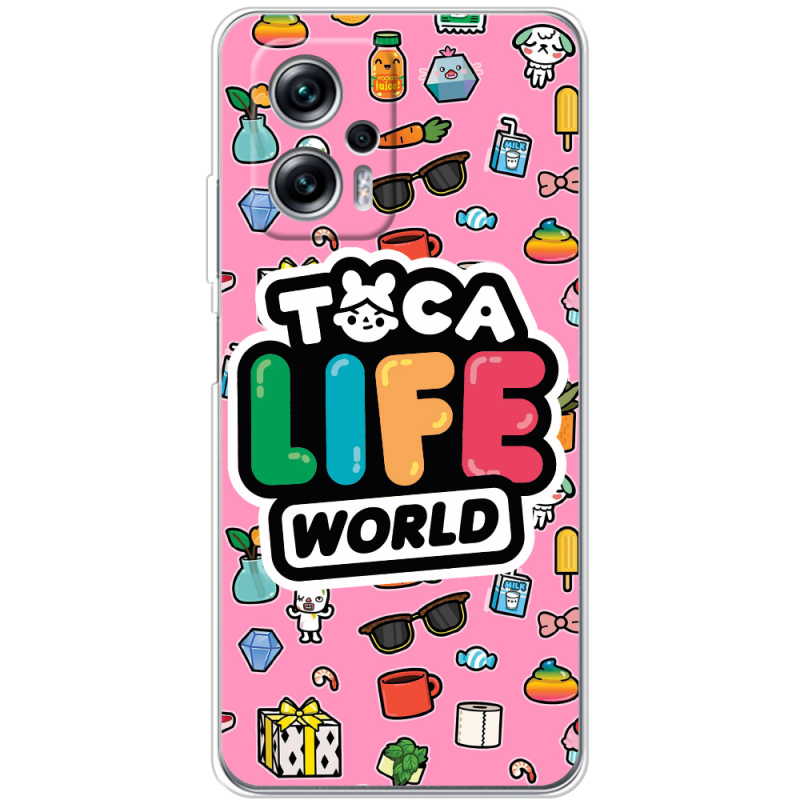 Чехол BoxFace Poco X4 GT Toca Boca Life World