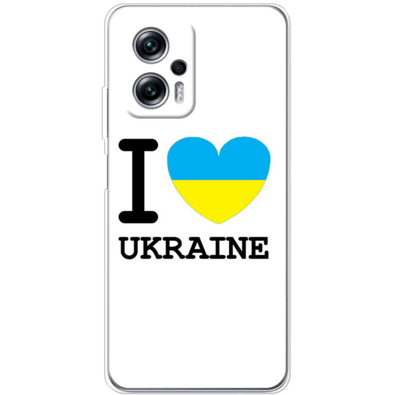 Чехол BoxFace Poco X4 GT I love Ukraine
