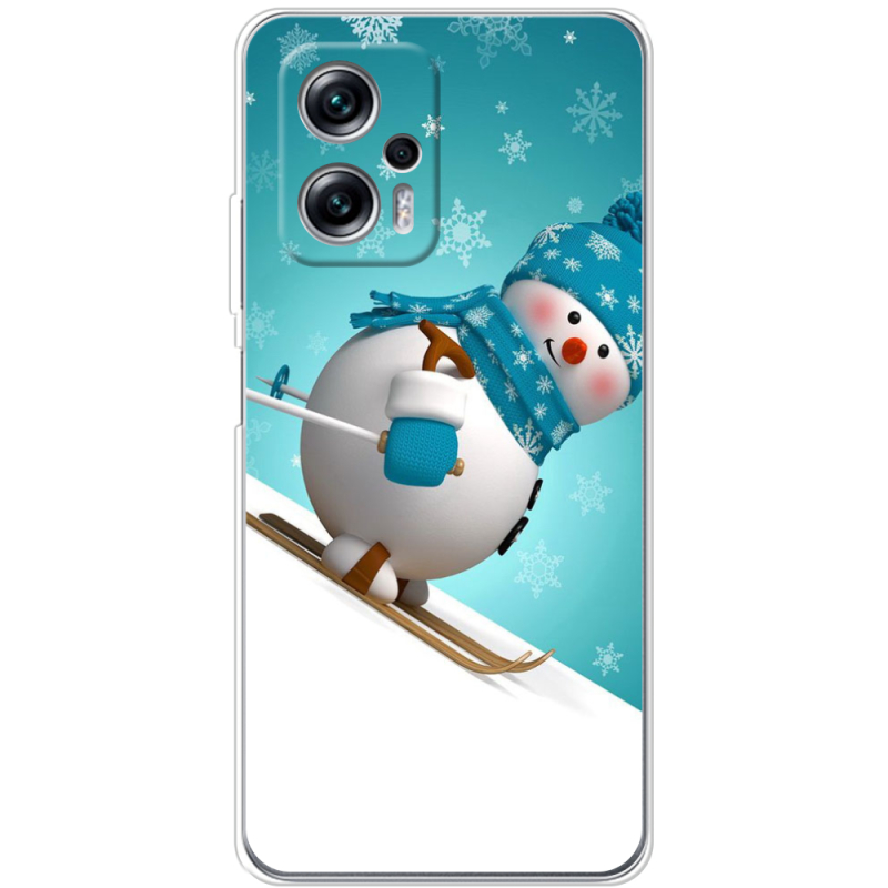 Чехол BoxFace Poco X4 GT Skier Snowman