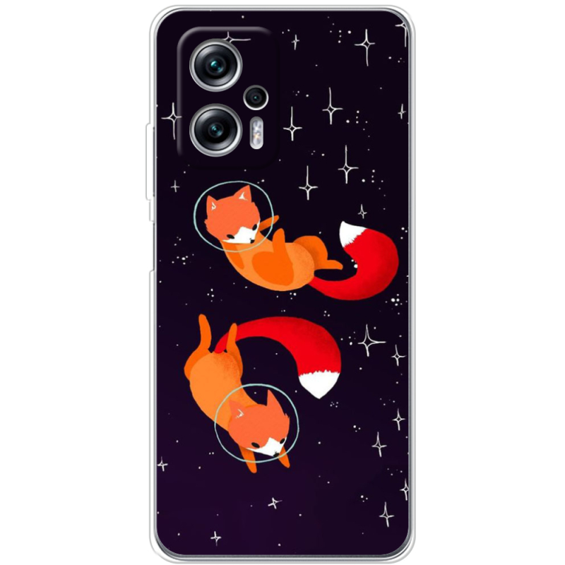 Чехол BoxFace Poco X4 GT Fox-Astronauts