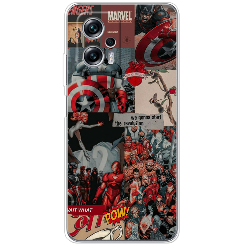 Чехол BoxFace Poco X4 GT Marvel Avengers