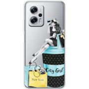 Прозрачный чехол BoxFace Xiaomi Poco X4 GT City Girl
