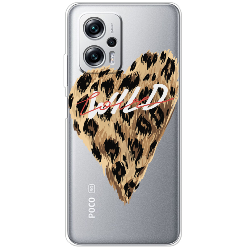 Прозрачный чехол BoxFace Xiaomi Poco X4 GT Wild Love