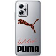 Прозрачный чехол BoxFace Xiaomi Poco X4 GT Wild Cat