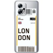 Прозрачный чехол BoxFace Xiaomi Poco X4 GT Ticket London
