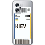 Прозрачный чехол BoxFace Xiaomi Poco X4 GT Ticket Kiev