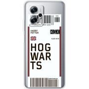 Прозрачный чехол BoxFace Xiaomi Poco X4 GT Ticket Hogwarts