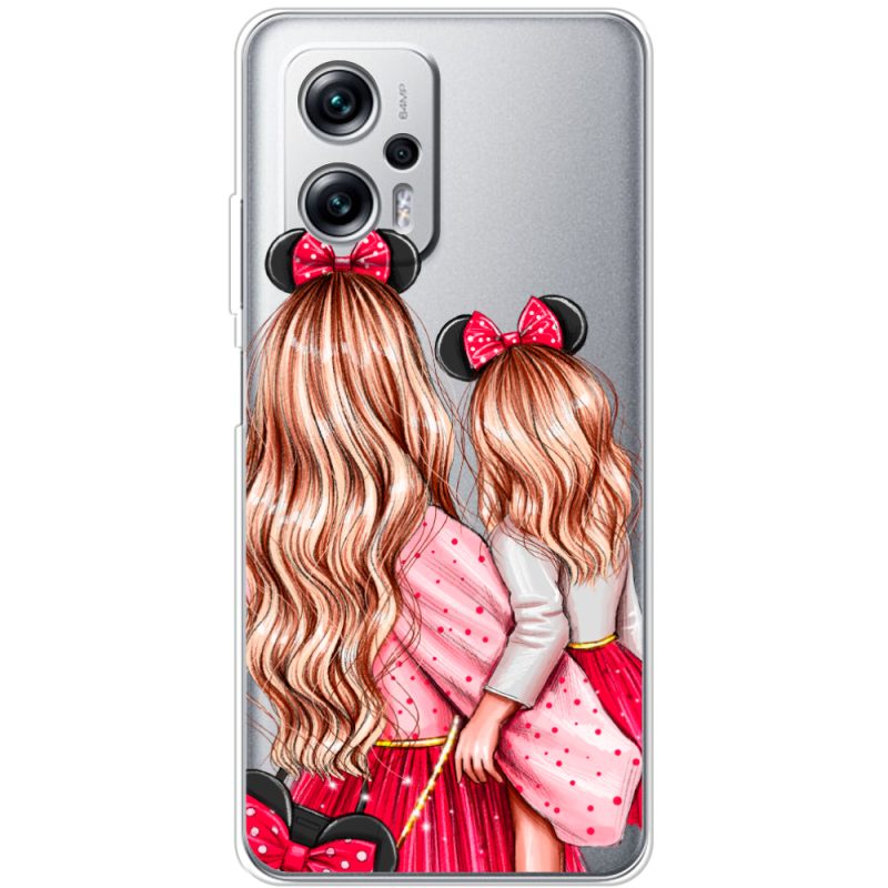 Прозрачный чехол BoxFace Xiaomi Poco X4 GT Mouse Girls