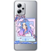 Прозрачный чехол BoxFace Xiaomi Poco X4 GT The Sakuras Will Cry For You