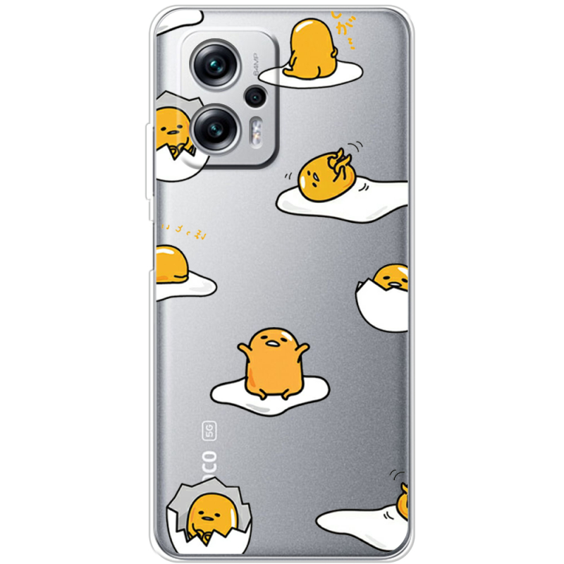 Прозрачный чехол BoxFace Xiaomi Poco X4 GT Gudetama