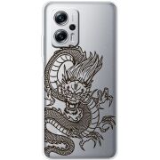 Прозрачный чехол BoxFace Xiaomi Poco X4 GT Chinese Dragon