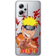 Прозрачный чехол BoxFace Xiaomi Poco X4 GT Naruto