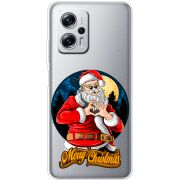 Прозрачный чехол BoxFace Xiaomi Poco X4 GT Cool Santa