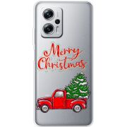 Прозрачный чехол BoxFace Xiaomi Poco X4 GT Holiday Car